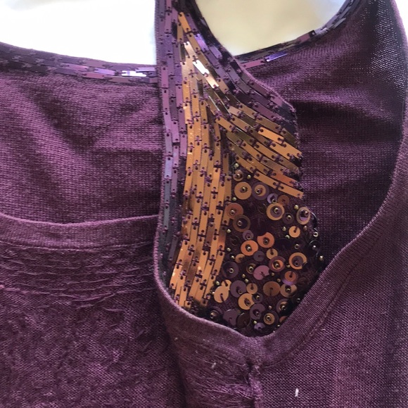 New Escada - Wool, Silk & Cashmere beaded tank - Picture 7 of 8